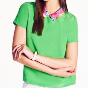 Kate Spade colored silk blouse